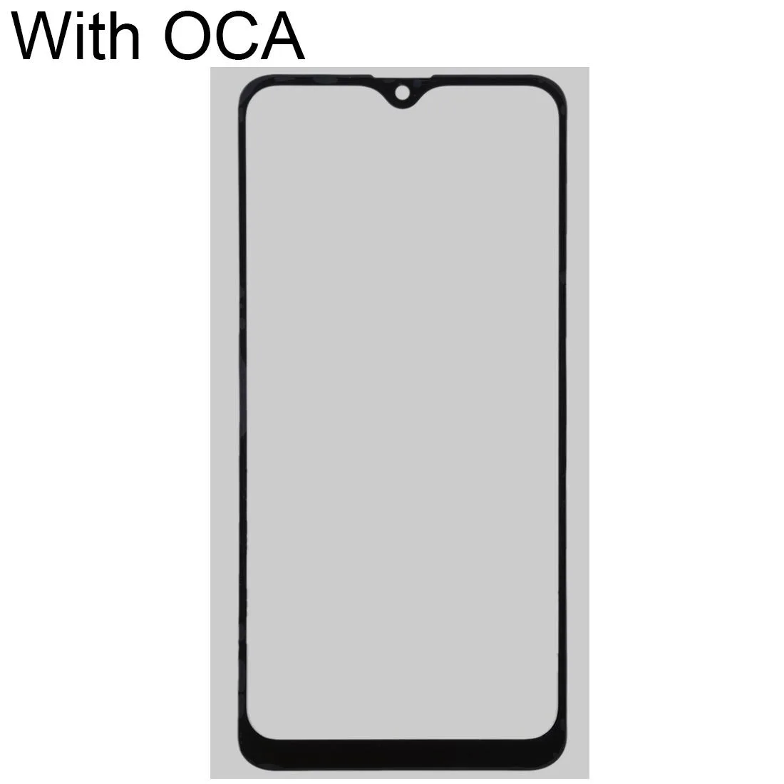 Front Screen Outer Glass Lens with OCA Optically Clear Adhesive for Xiaomi Redmi 8A / Redmi 8