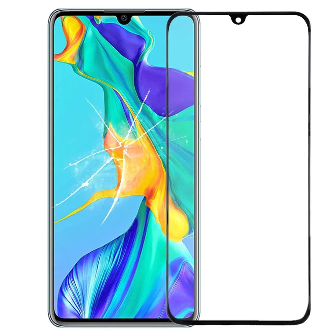 Front Screen Outer Glass Lens with OCA Optically Clear Adhesive
