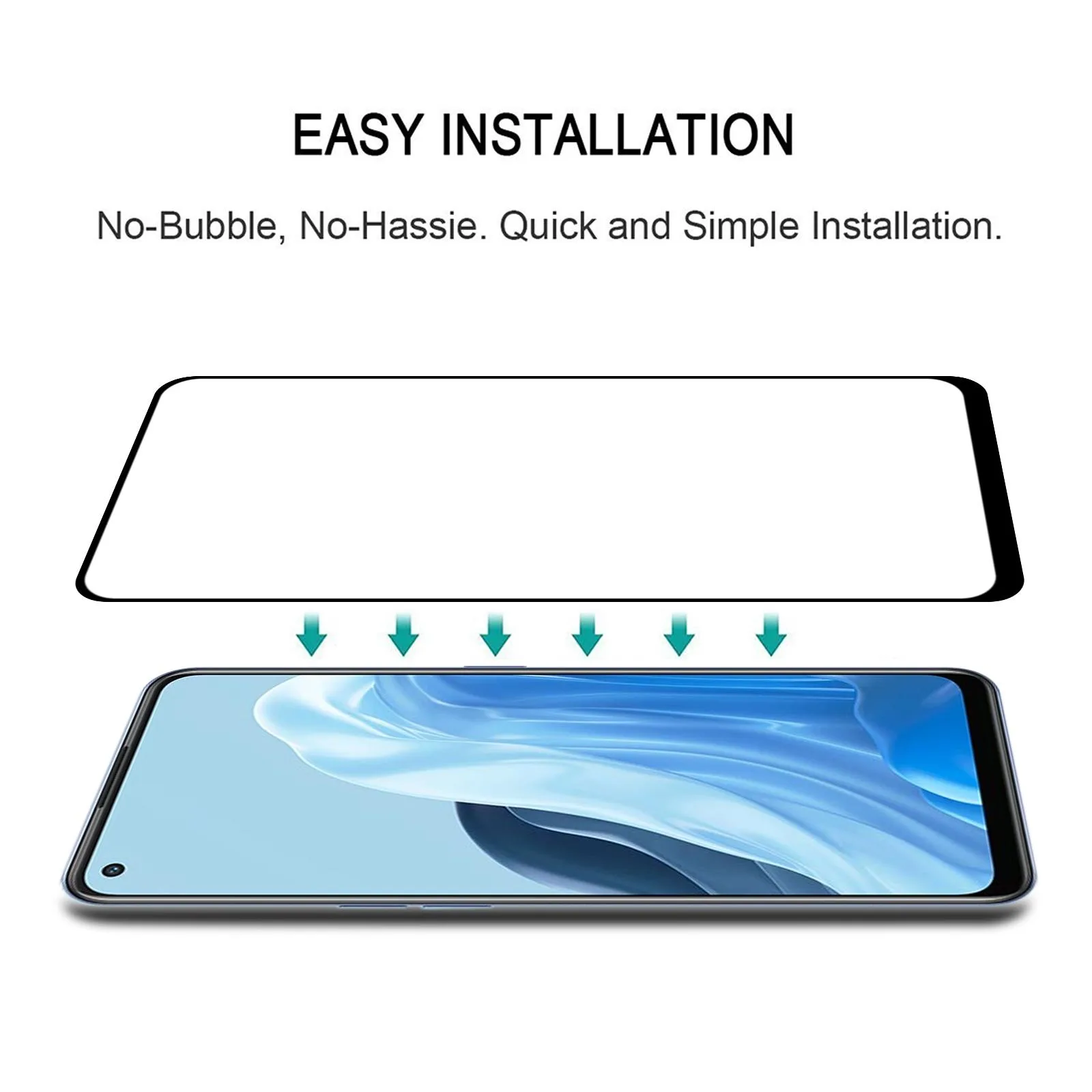 Full Glue Cover Screen Protector Tempered Glass Film For OPPO Reno7 / Reno7 Z 5G / Reno7 5G / Reno7 Lite / Reno8 Lite / F21 Pro 5G / Reno8 4G / F21s Pro 5G