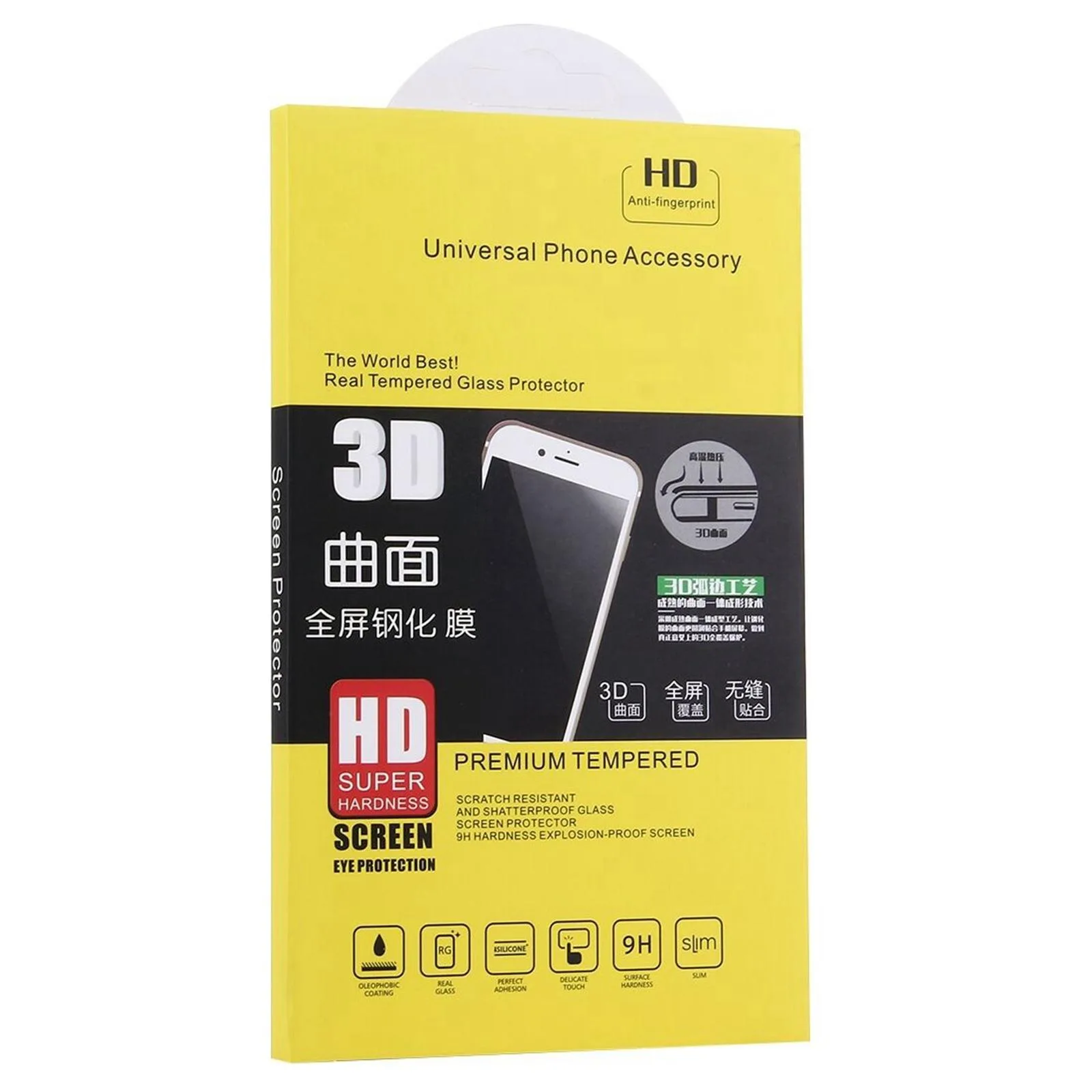 UV Liquid Curved Full Glue Tempered Glass Film For OnePlus 10 Pro