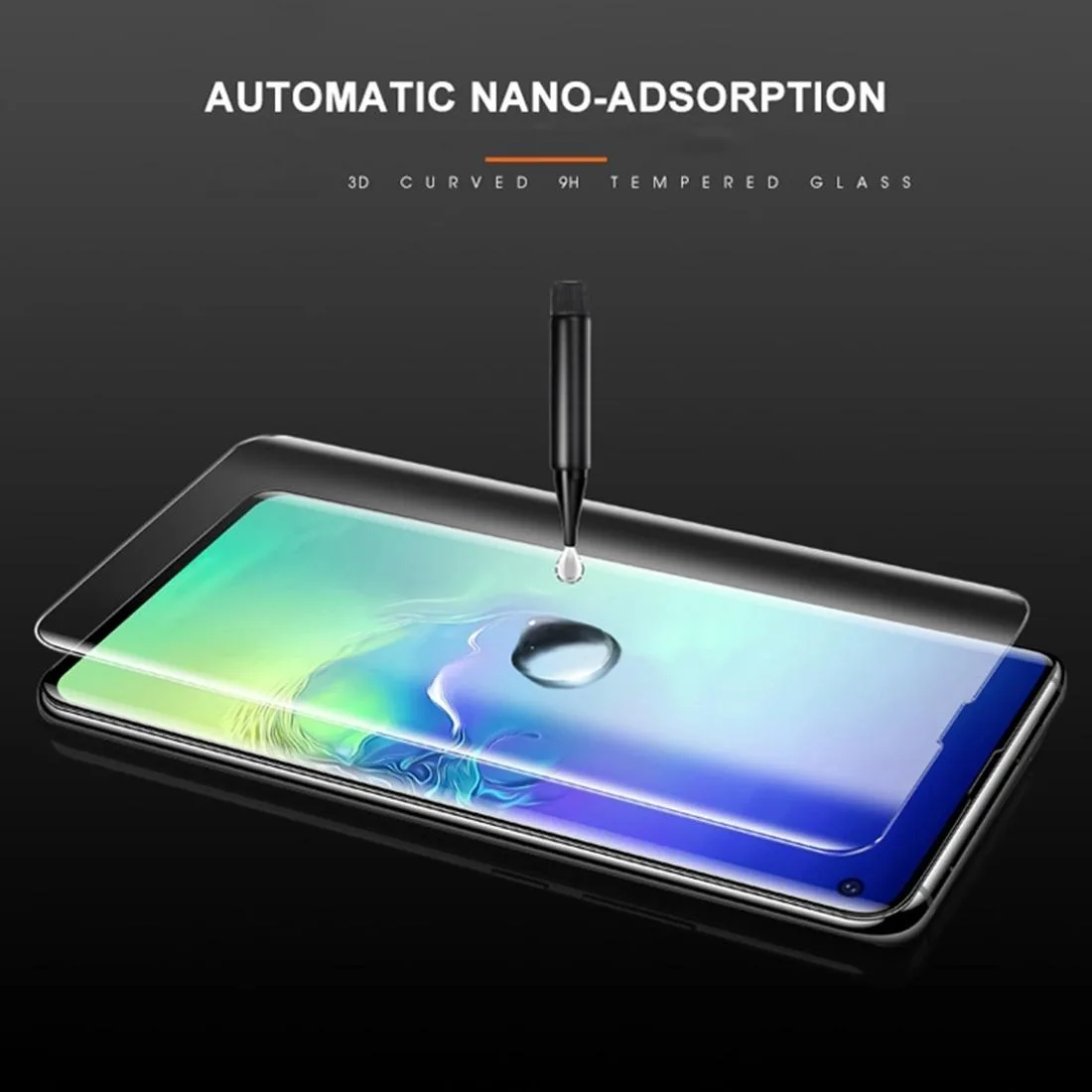 UV Liquid Curved Full Glue Tempered Glass Film For vivo X Note