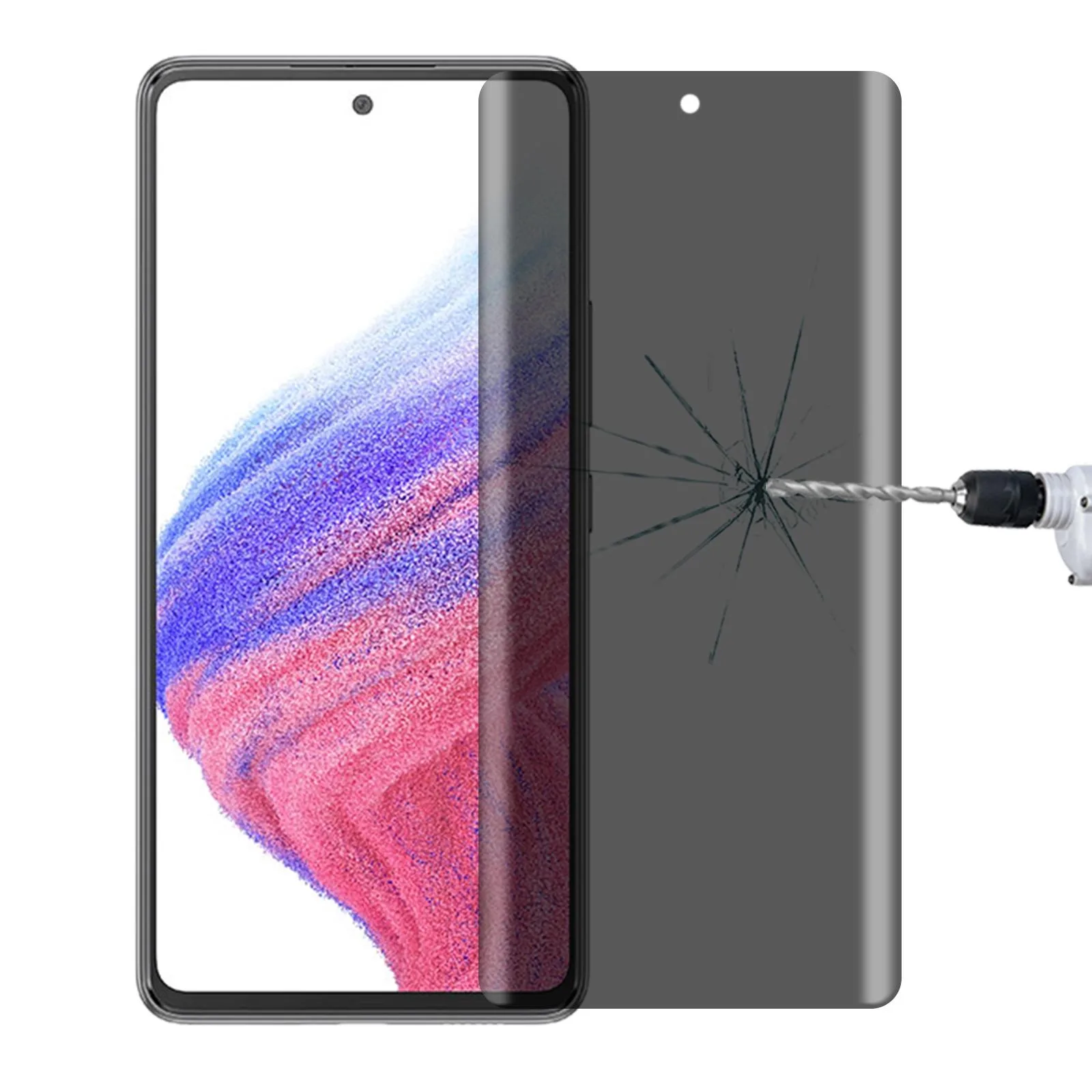 Full Cover Anti-peeping Tempered Glass Film For Samsung Galaxy A53 5G