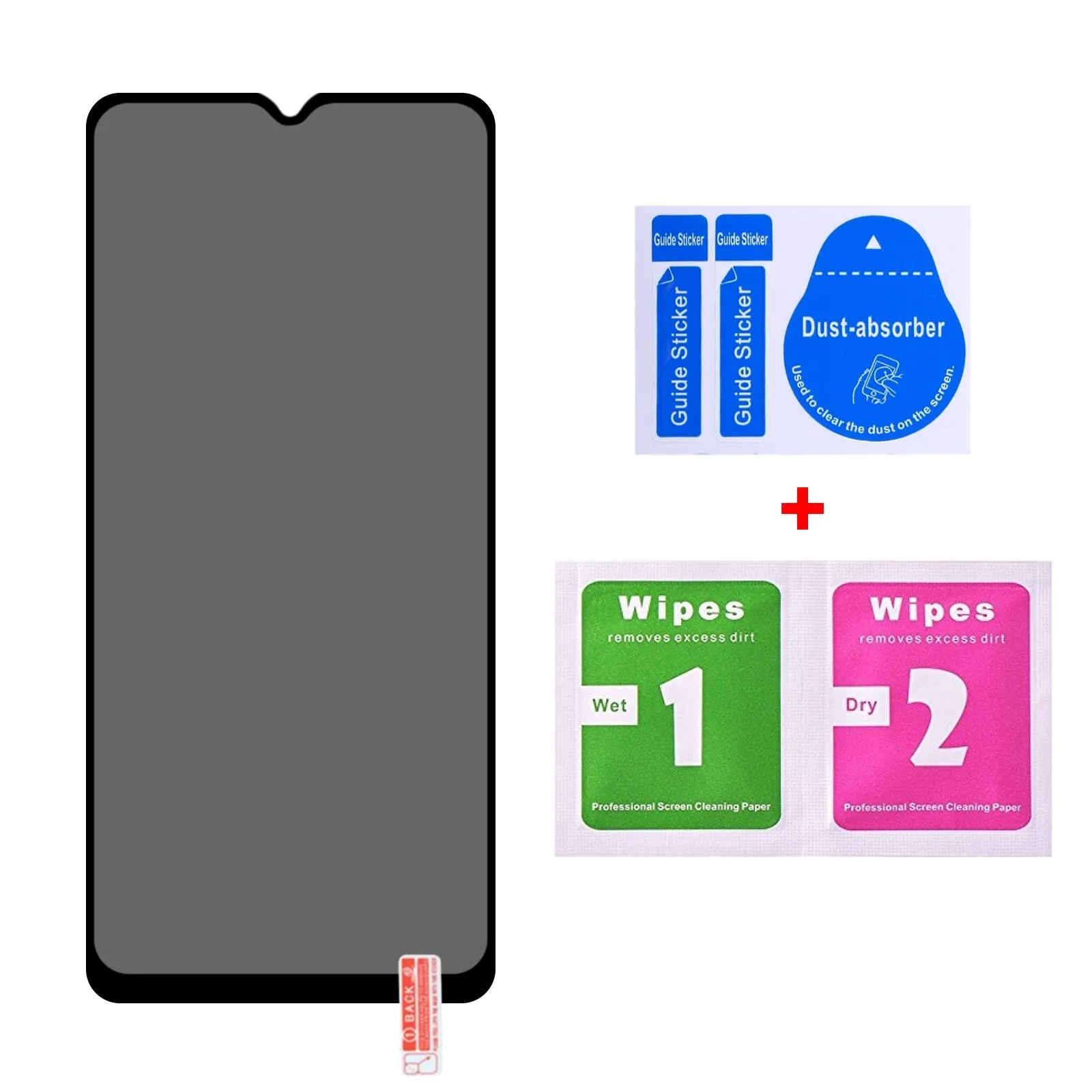 Full Cover Anti-peeping Tempered Glass Film For Samsung Galaxy A12