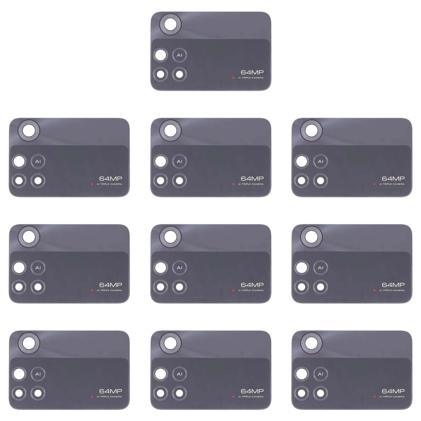 10 PCS Back Camera Lens For Xiaomi Poco M4 Pro 4G
