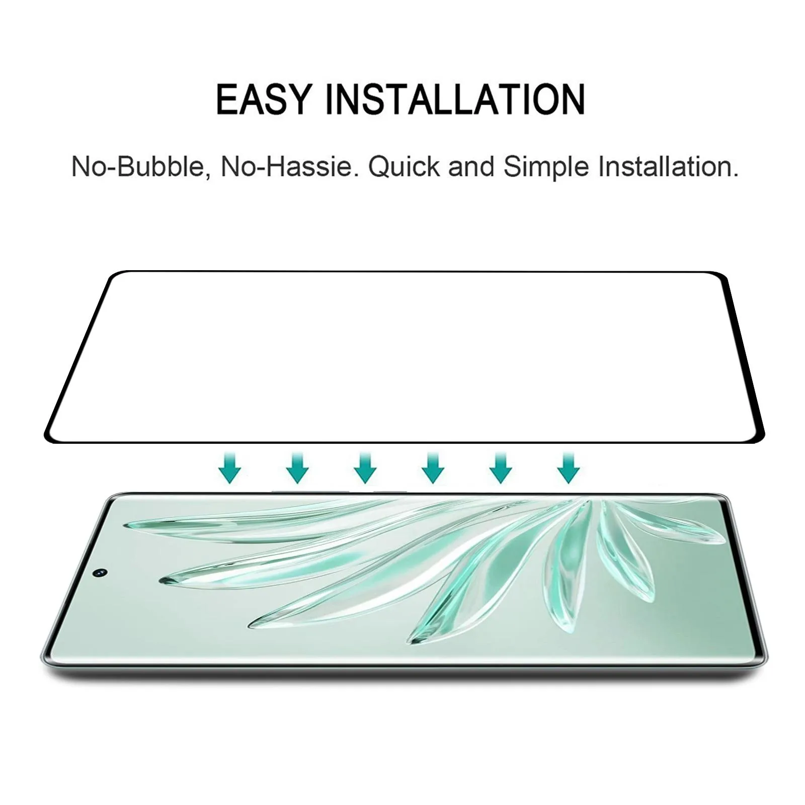 3D Curved Edge Full Screen Tempered Glass Film For Honor 70