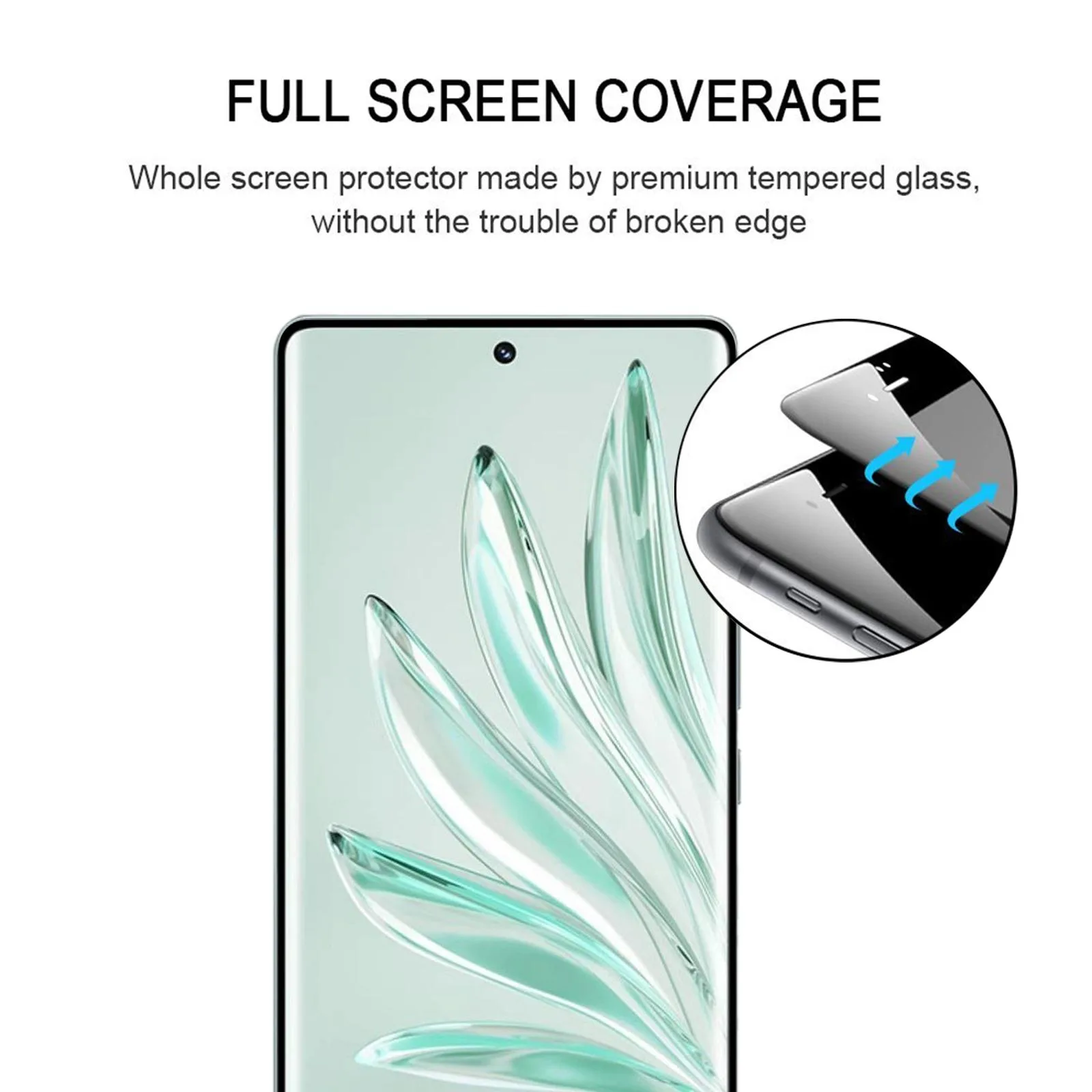 3D Curved Edge Full Screen Tempered Glass Film For Honor 70