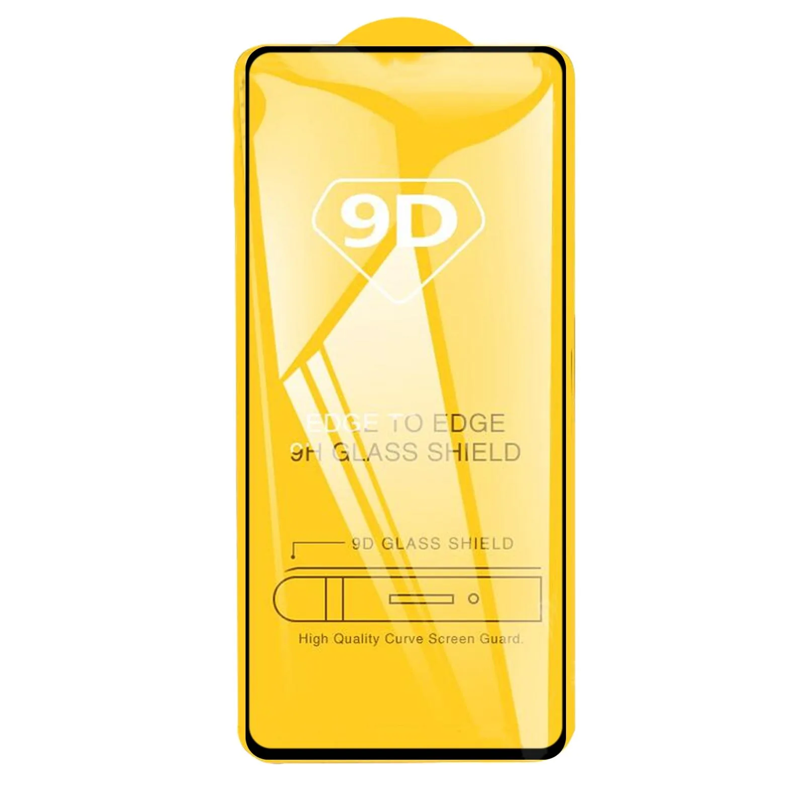 9D Full Glue Screen Tempered Glass Film For Samsung Galaxy M53
