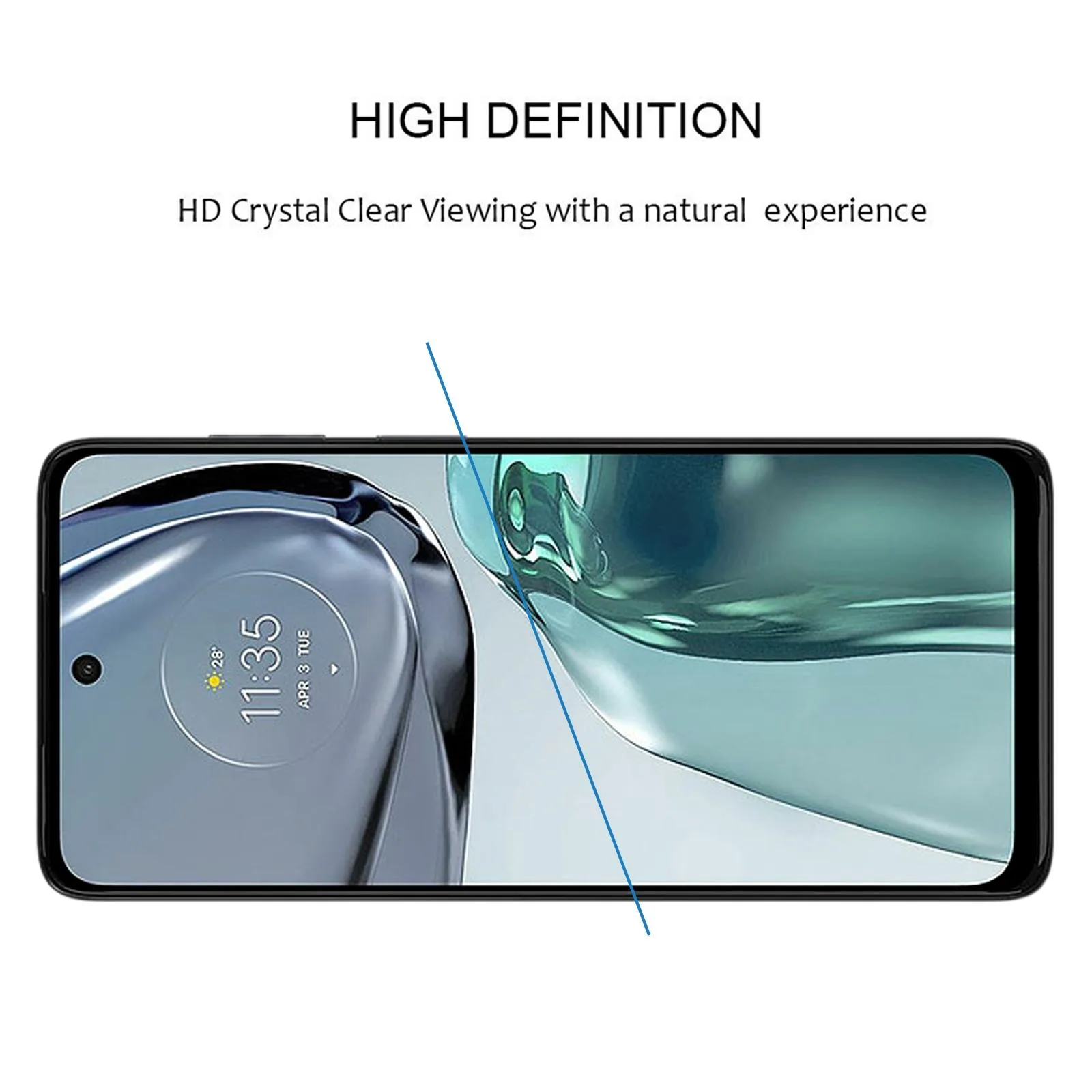 Full Glue Cover Screen Protector Tempered Glass Film For Motorola Moto G62 5G / Moto G32 / Moto G62 India