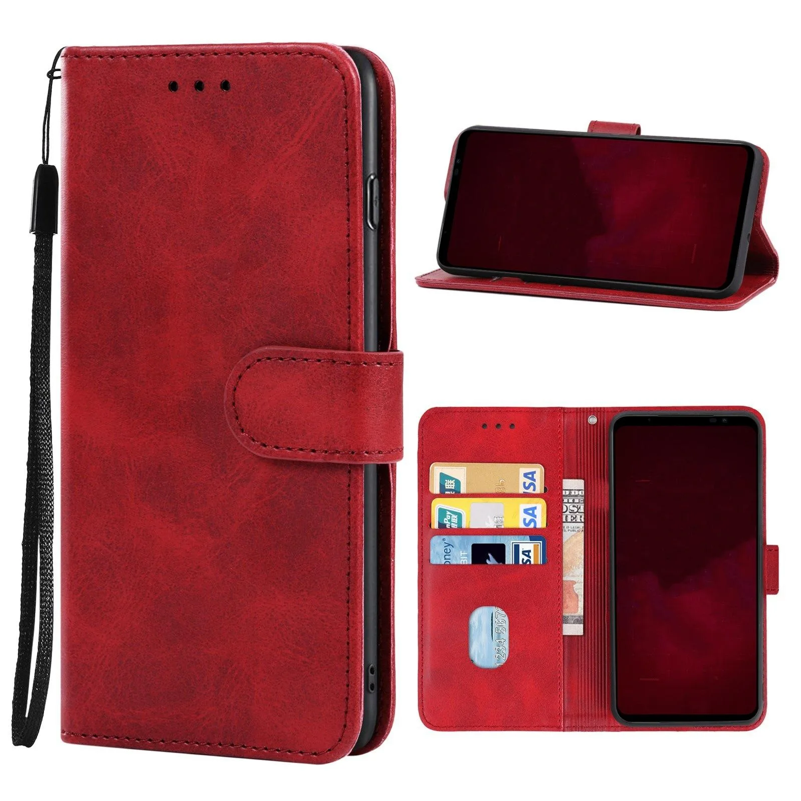 For Asus ROG Phone 6 Leather Phone Case
