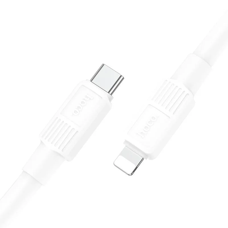 hoco X84 20W USB-C / Type-C to 8 Pin Solid PD Charging Data Cable,Length:1m