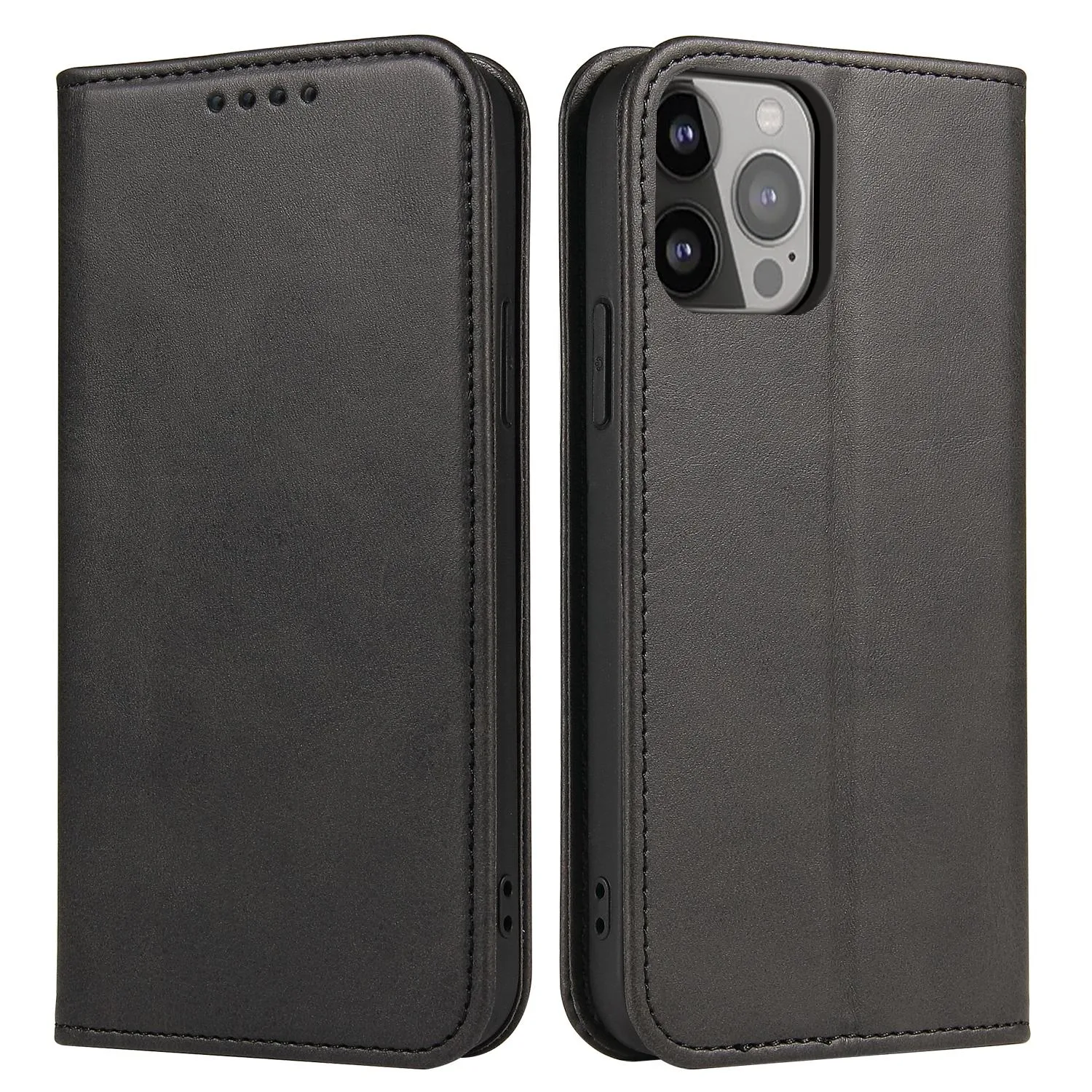 Calf Texture Magnetic Flip Leather Phone Case