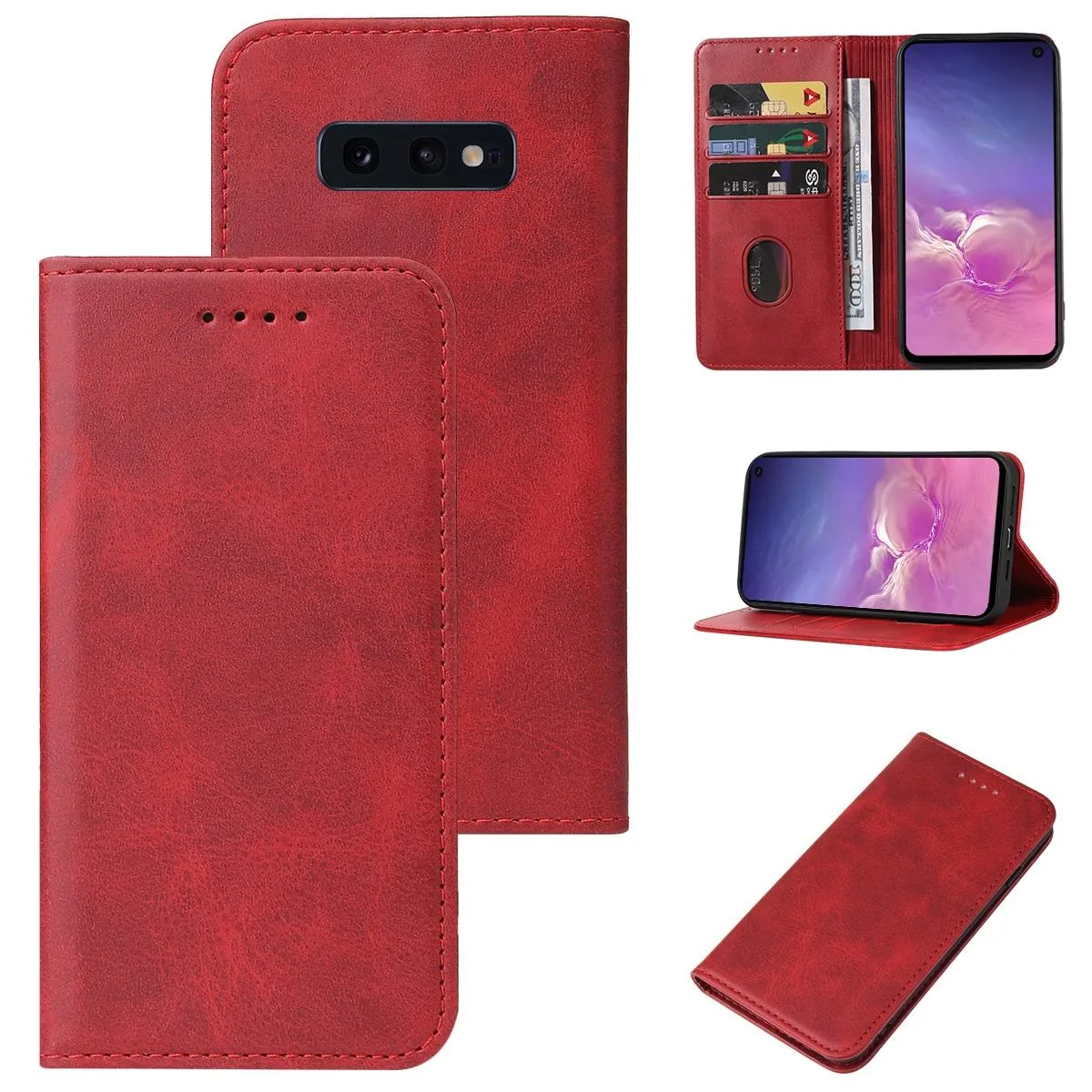 Magnetic Closure Leather Phone Case