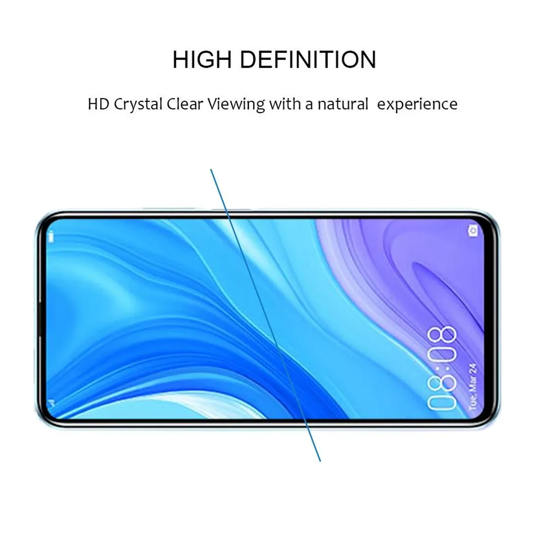 For Huawei P Smart Pro 2019 9H Surface Hardness 2.5D Full Screen Curved Tempered Glass Film