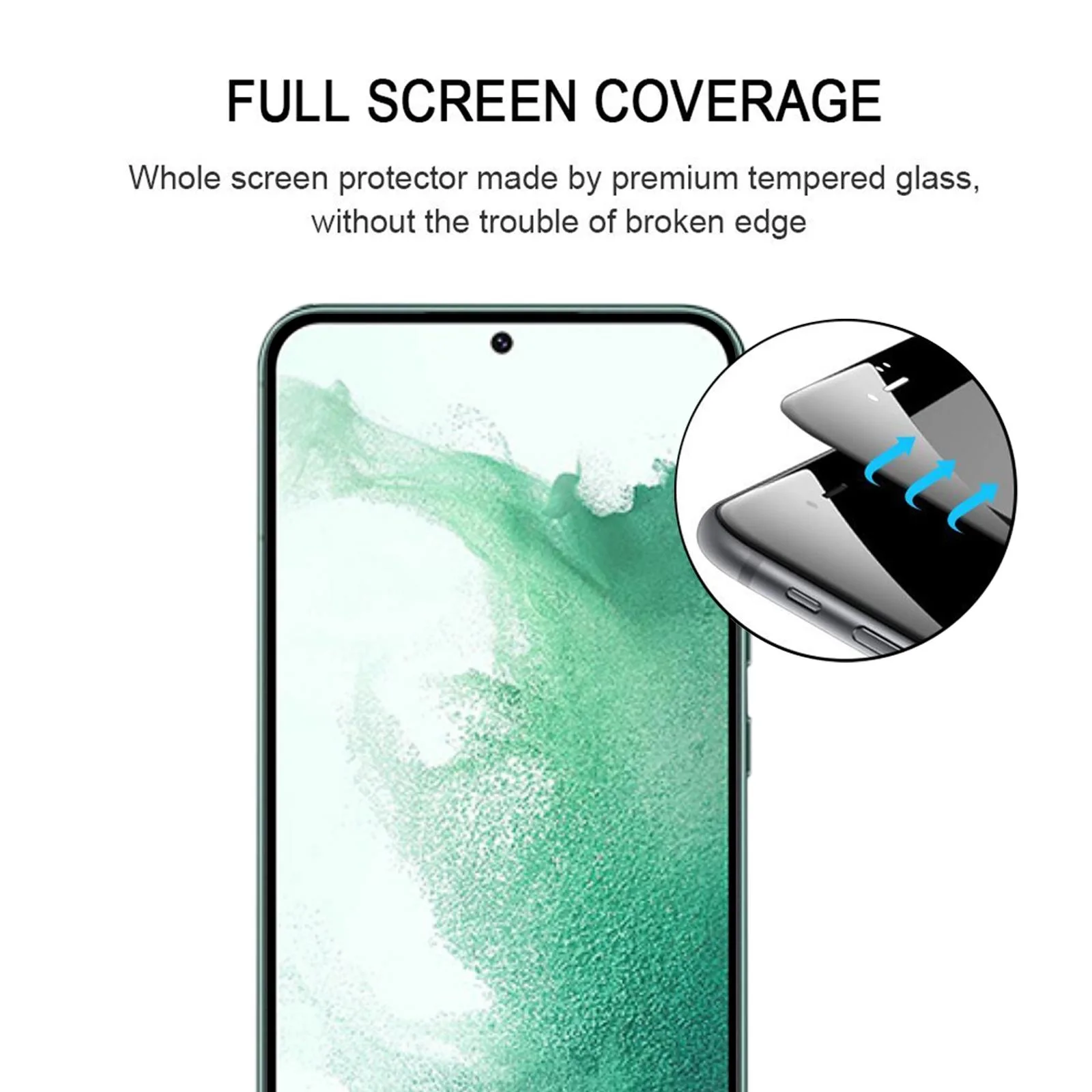 For Samsung Galaxy S23+ 5G / S22+ 5G Supports Unlocking Ultra-thin 0.18mm Full Glue Full Cover Screen Protector Tempered Glass Film