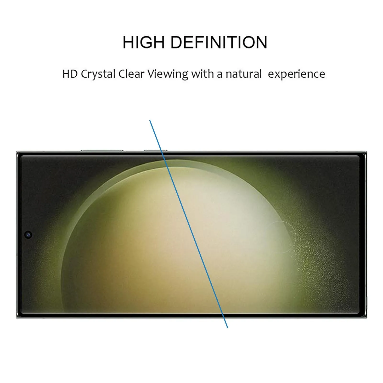 For Samsung Galaxy S23 Ultra 5G 3D Curved Edge Full Screen Full Glue Tempered Glass Film