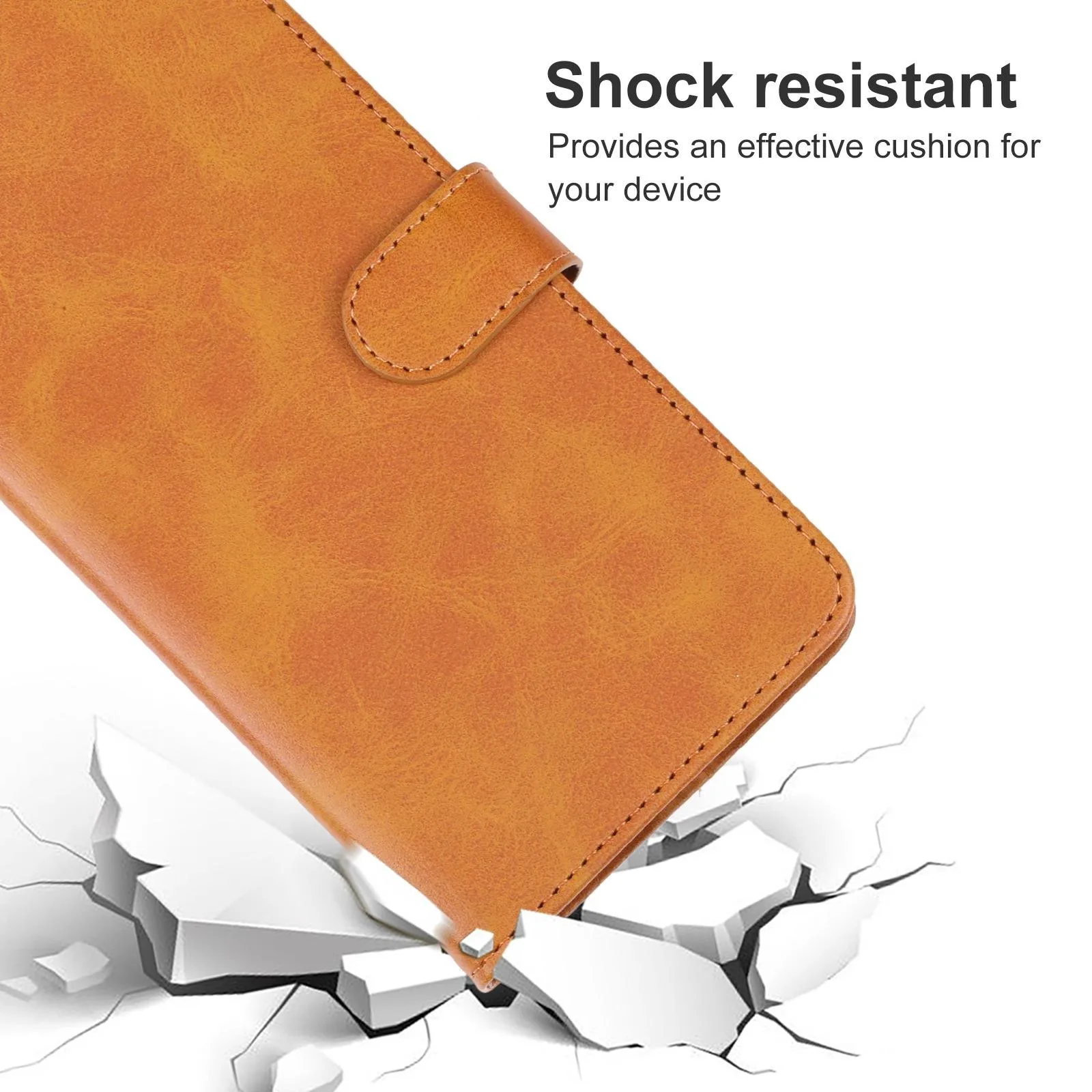 For Vodafone Smart V22 Leather Phone Case