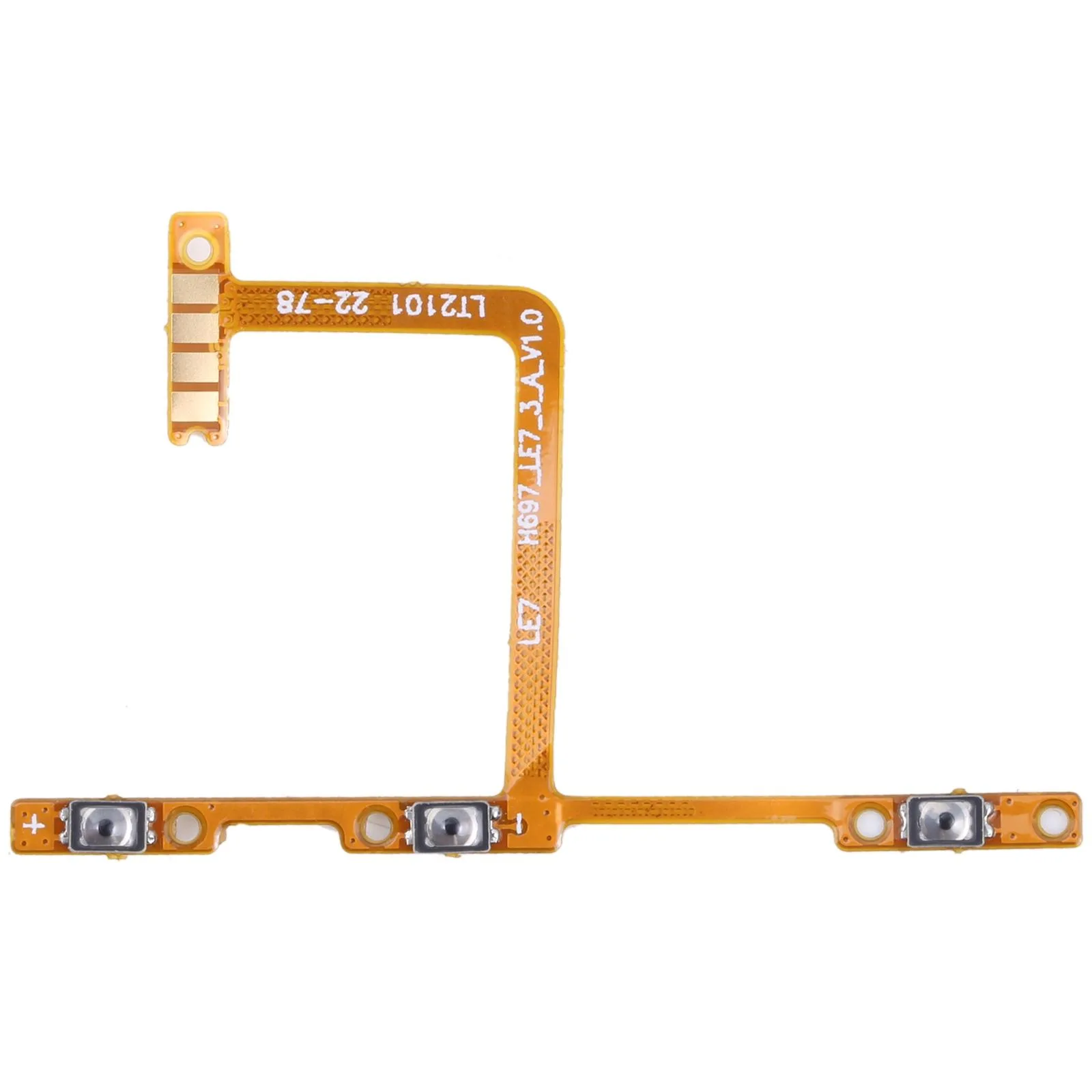 For Tecno Pova 2 LE7 OEM Power Button & Volume Button Flex Cable
