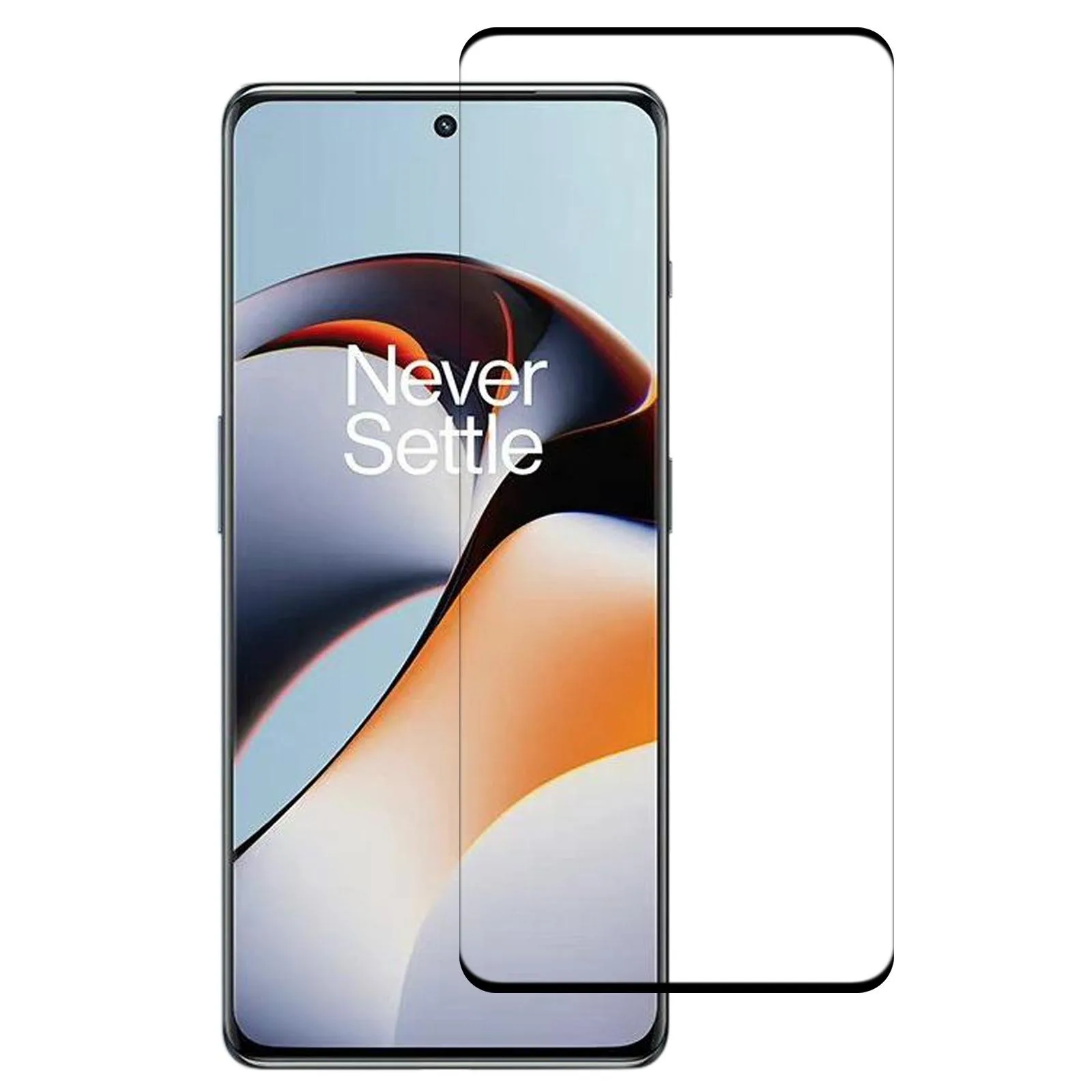 For OnePlus 11R 3D Curved Edge Full Screen Tempered Glass Film