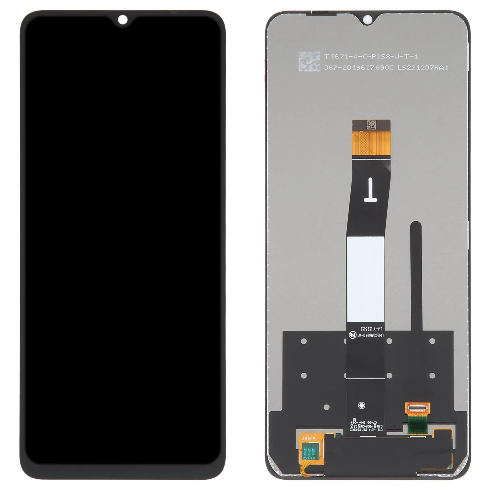 IPS Original LCD Screen For Xiaomi Redmi 12C with Digitizer Full Assembly
