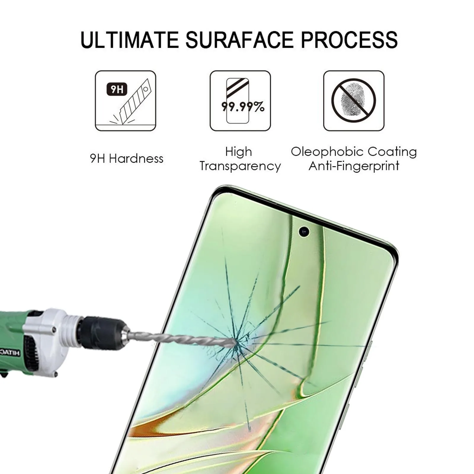 For Motorola Edge 40 3D Curved Edge Full Screen Tempered Glass Film