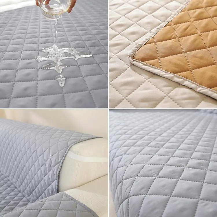 Double-sided Waterproof Pet Cushion Diamond Pattern Sofa Cover, Size:190x196cm