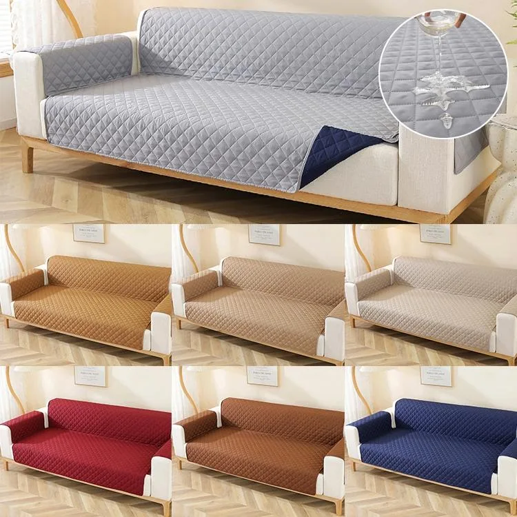 Double-sided Waterproof Pet Cushion Diamond Pattern Sofa Cover, Size:190x196cm