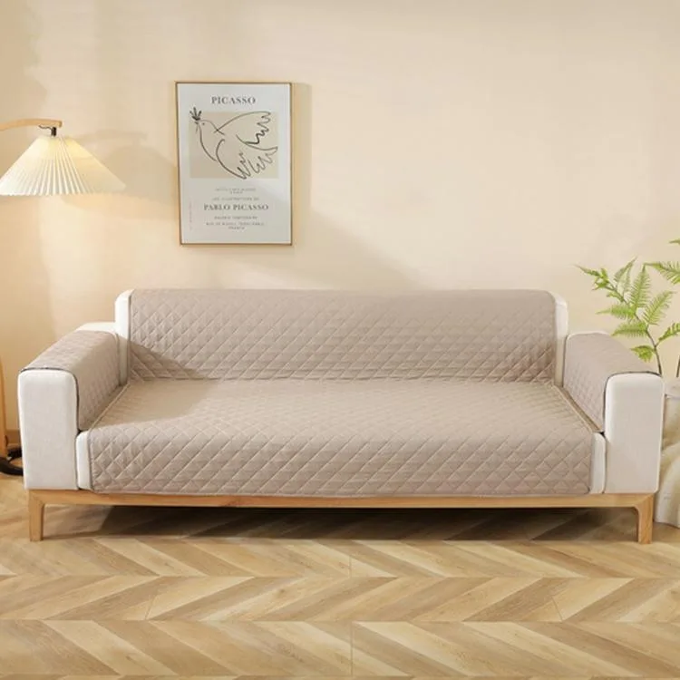 Double-sided Waterproof Pet Cushion Diamond Pattern Sofa Cover, Size:190x196cm