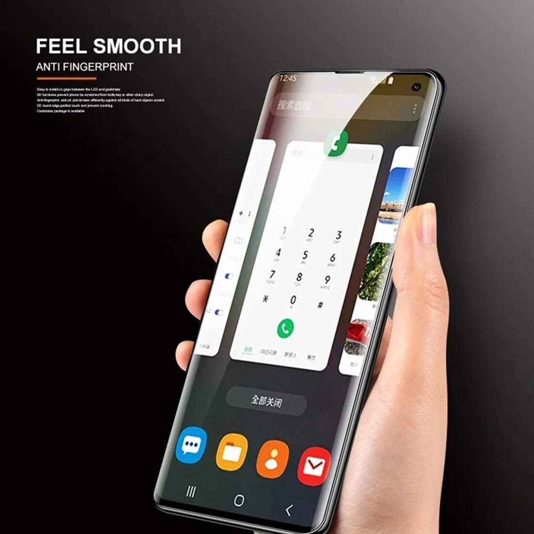 For Huawei P60 / P60 Pro / P60 Art UV Liquid Curved Full Glue Tempered Glass