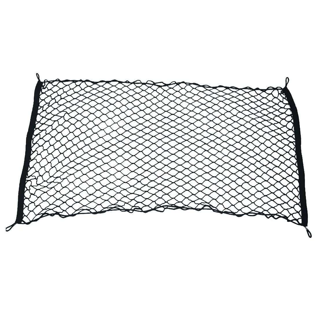 4 Hook Vehicle Universal Fit Trunk Mesh Cargo Storage Organizer Car Van SUV Back Item Net