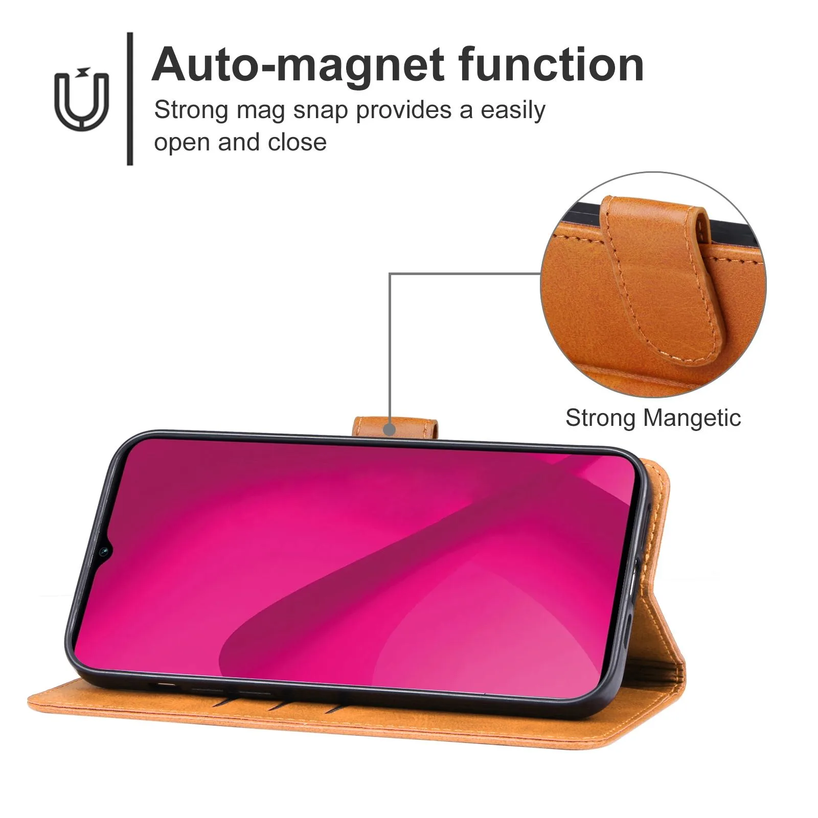 For T-Mobile T Phone 2 5G Leather Phone Case