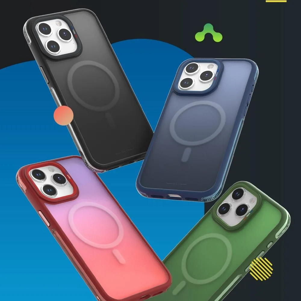 For iPhone 15 Pro Max TGVIS Vigor Series Airbag MagSafe Magnetic Phone Case