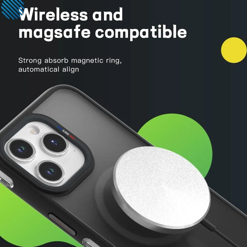 For iPhone 15 Pro Max TGVIS Vigor Series Airbag MagSafe Magnetic Phone Case