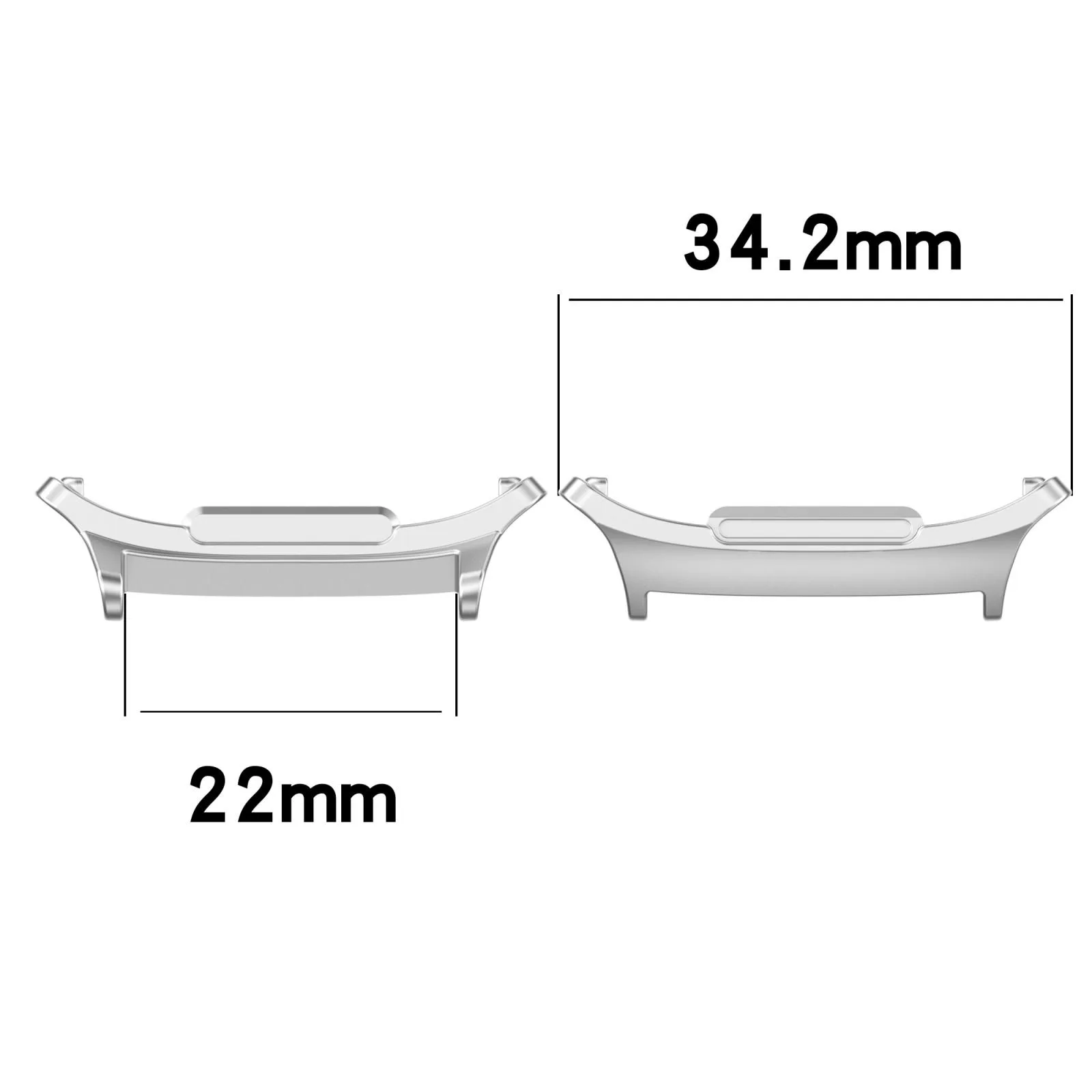 For Galaxy Watch Ultra2 2026/2025/1 2024 1 Pair 22mm Zinc Alloy Metal Watch Band Connector