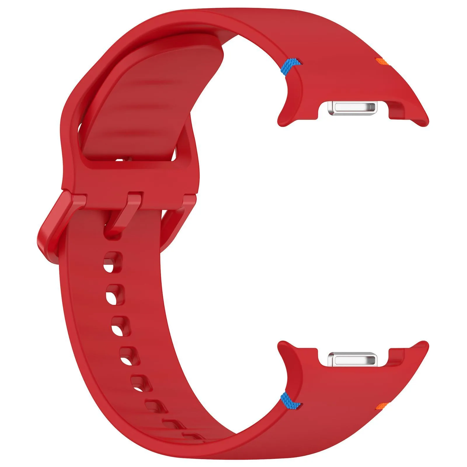 For Galaxy Watch9 / 8 / 8 Classic xDfind Stitched Solid Color Silicone Watch Band, Size:22mm
