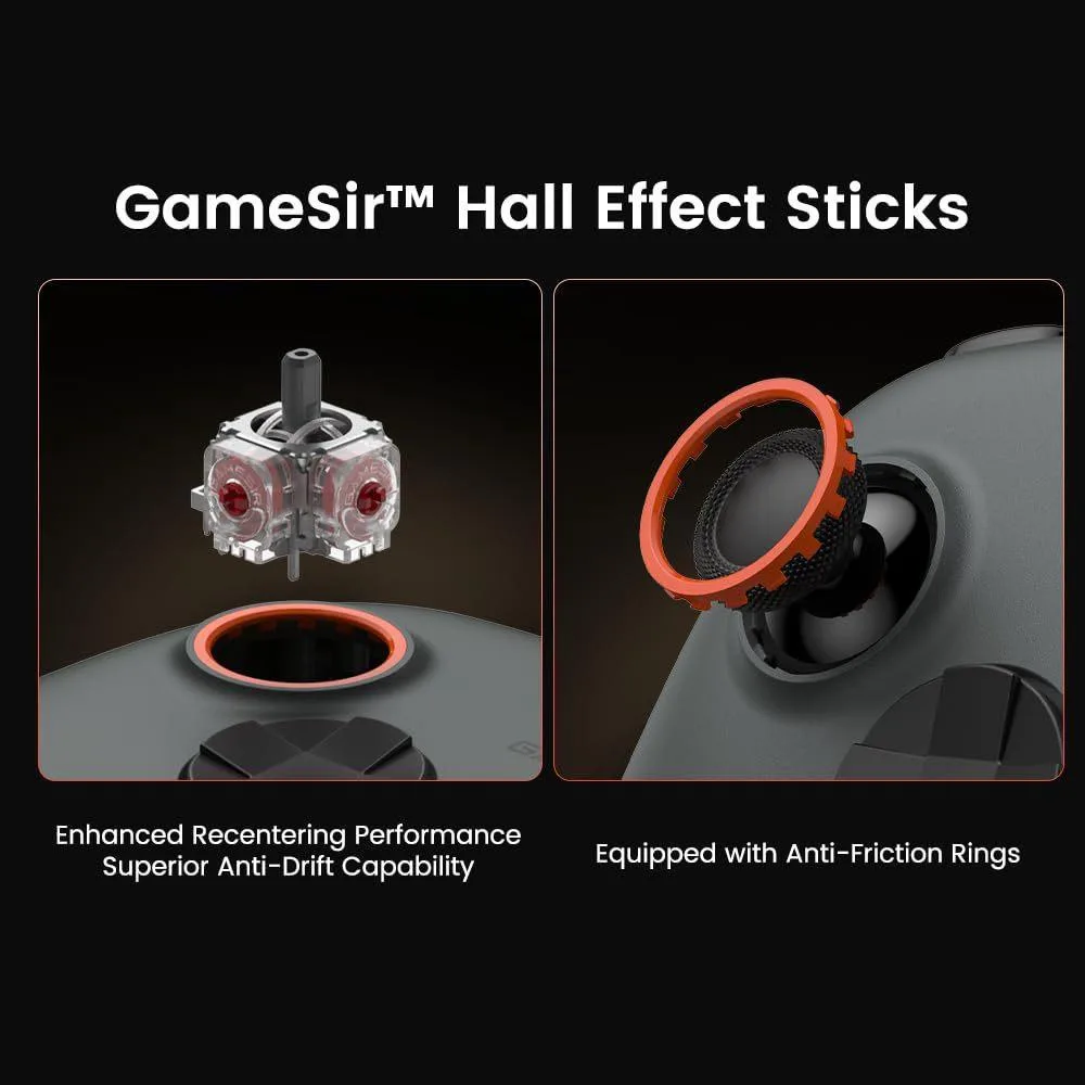 GameSir Nova 2 Lite Tri-Mode Wireless Game Controller for Switch / Steam / PC / iOS / Android