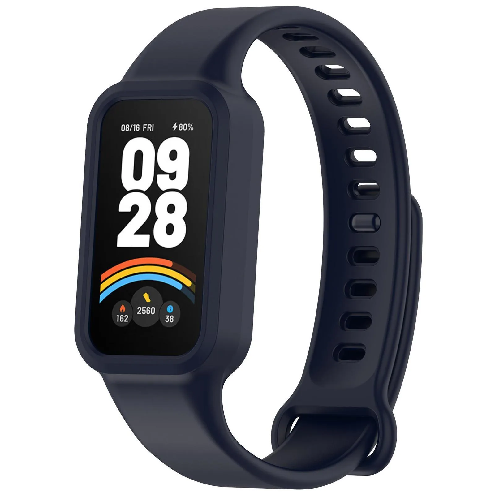 For Xiaomi Smart Band 9 Active / Redmi Band 3 xDfind Solid Color Silicone Watch Band