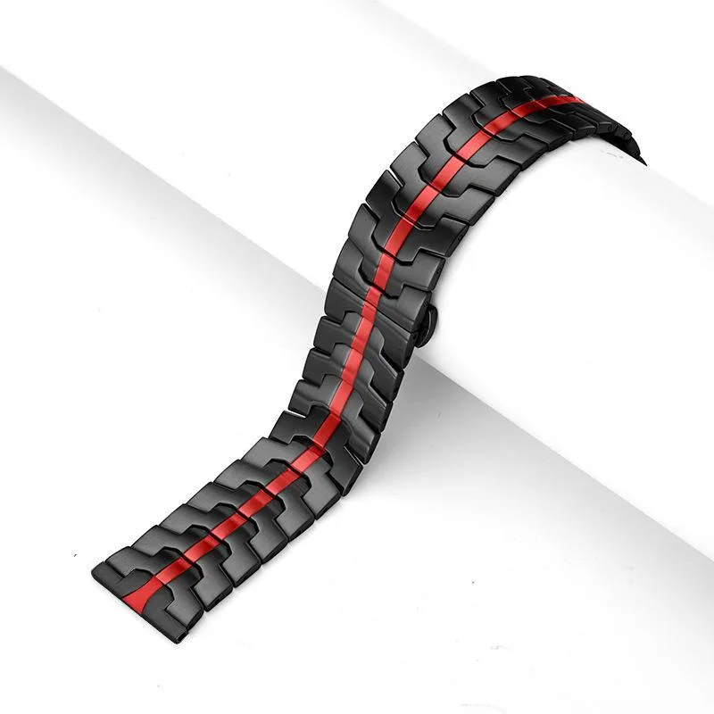 22mm xDfind Butterfly Buckle Stainless Steel Watch Band