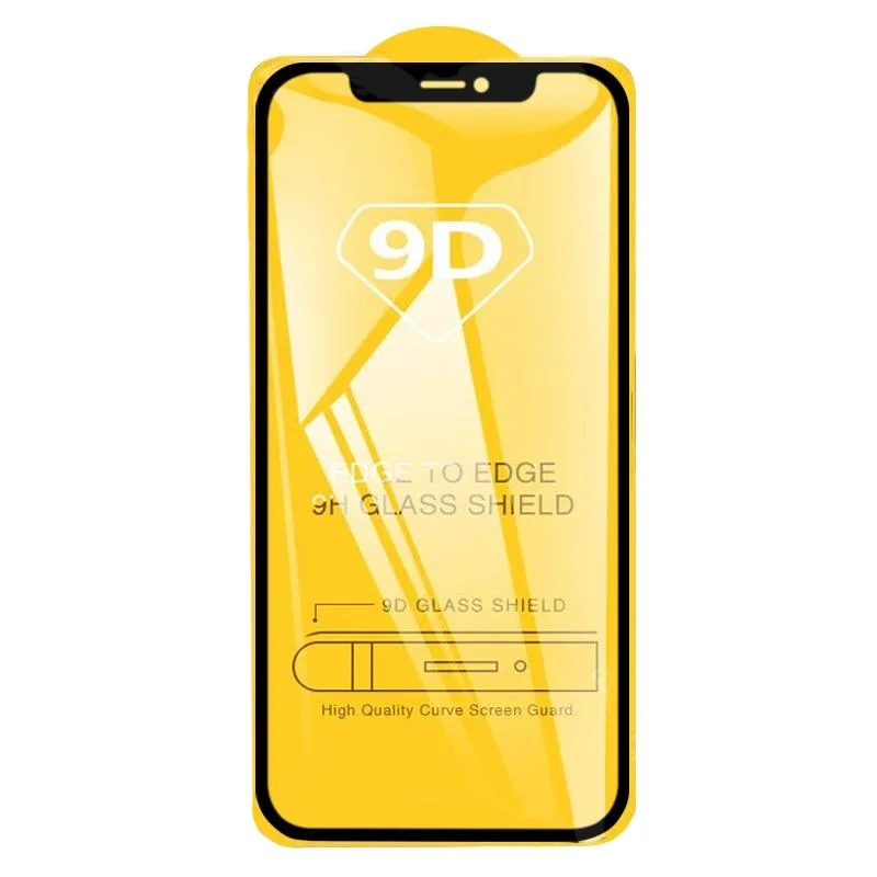 For iPhone 12 mini 9D Full Glue Full Screen Tempered Glass Film