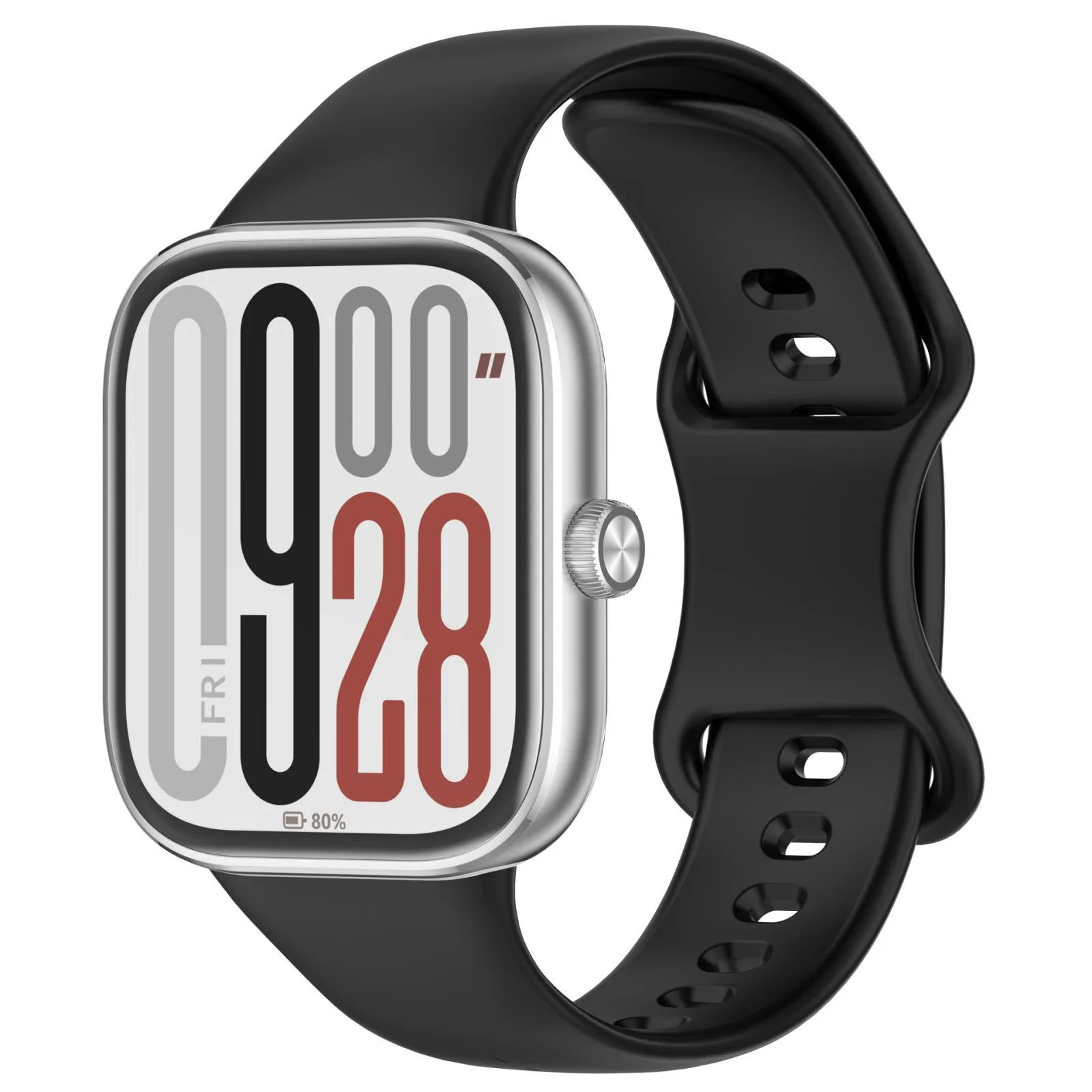 For Xiaomi Band 10 Pro / 9 Pro / Redmi Watch 6 xDfind Solid Color Butterfly Buckle Silicone Watch Band