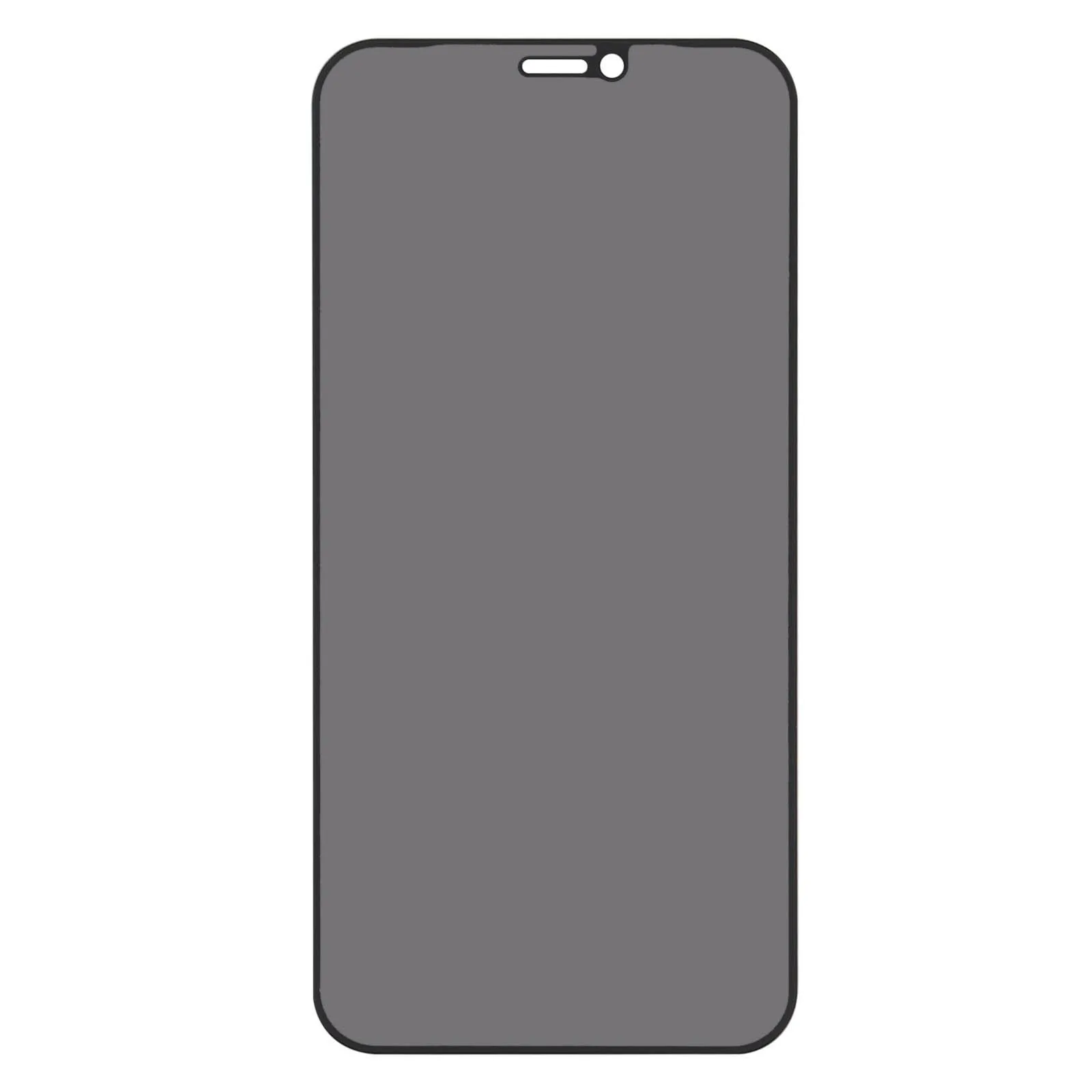 For iPhone 12 mini Anti-peeping Plasma Oil Coated High Aluminum Wear-resistant Tempered Glass Film