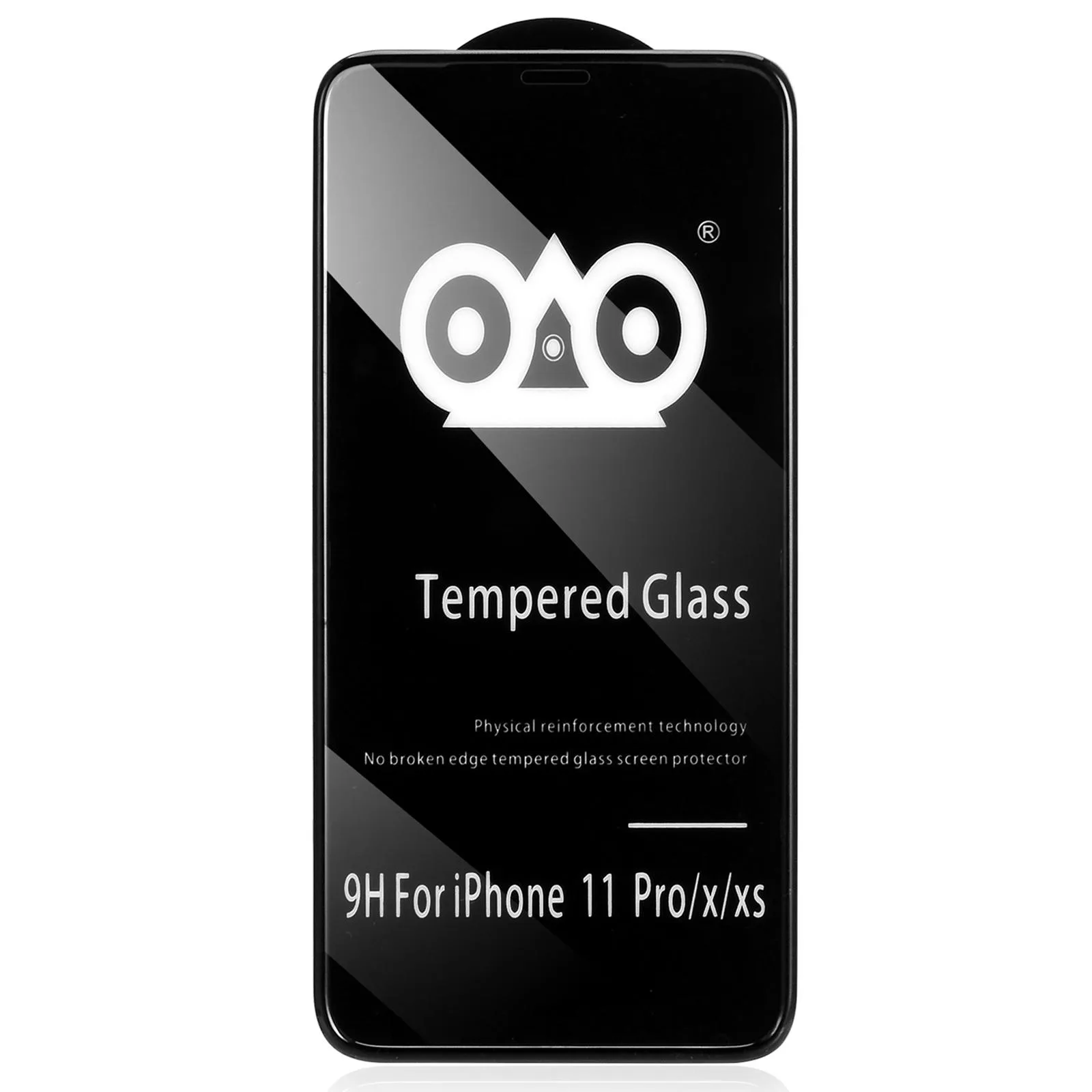 For iPhone 11 Pro Shockproof Anti-breaking Edge Airbag Tempered Glass Film
