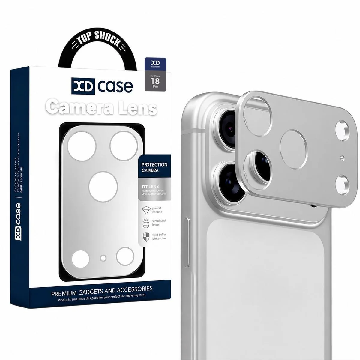 XDcase Metal Flat & Hollow Camera Lens Protector