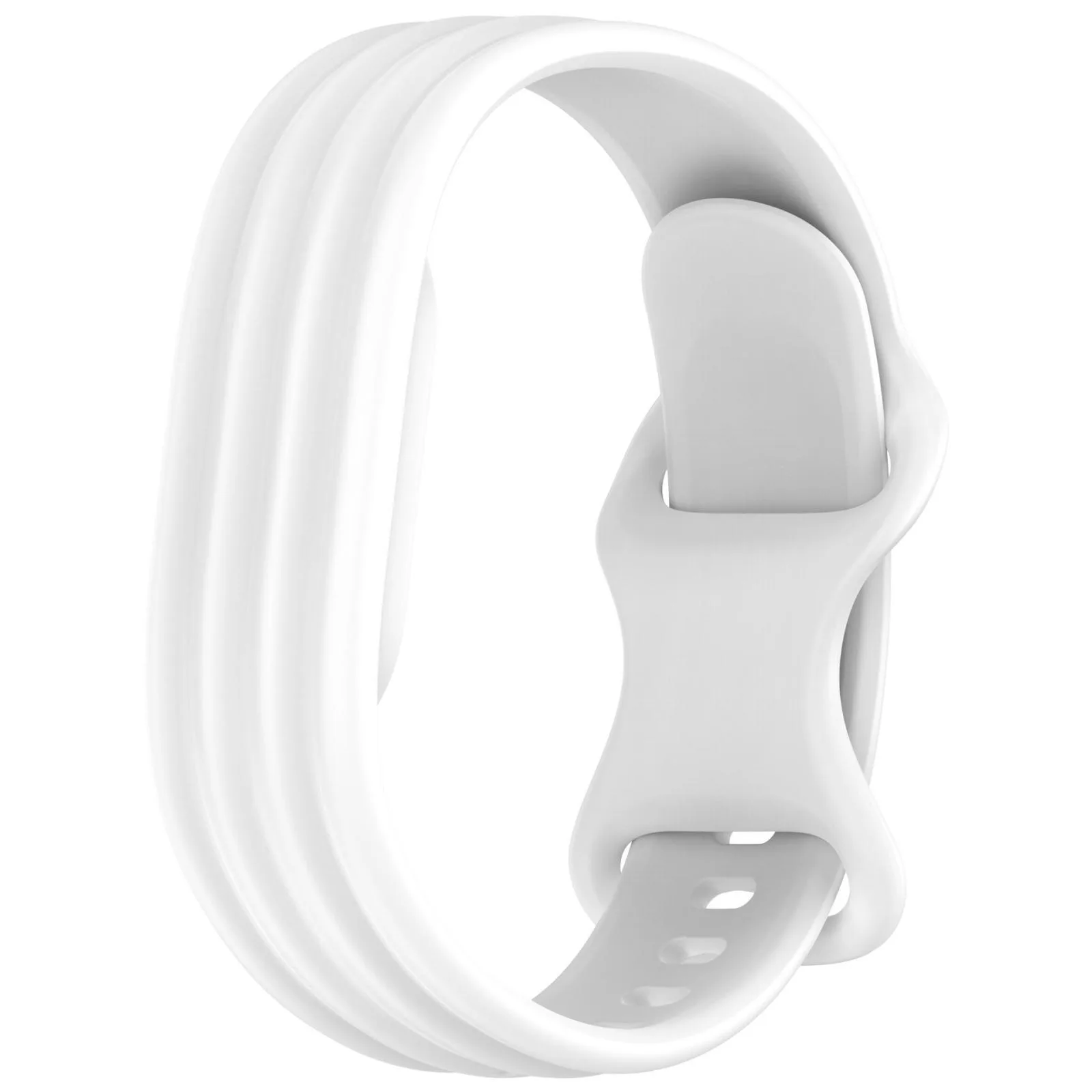 For Google Fitbit Air xDfind Integrated Solid Color Butterfly Buckle Silicone Watch Band