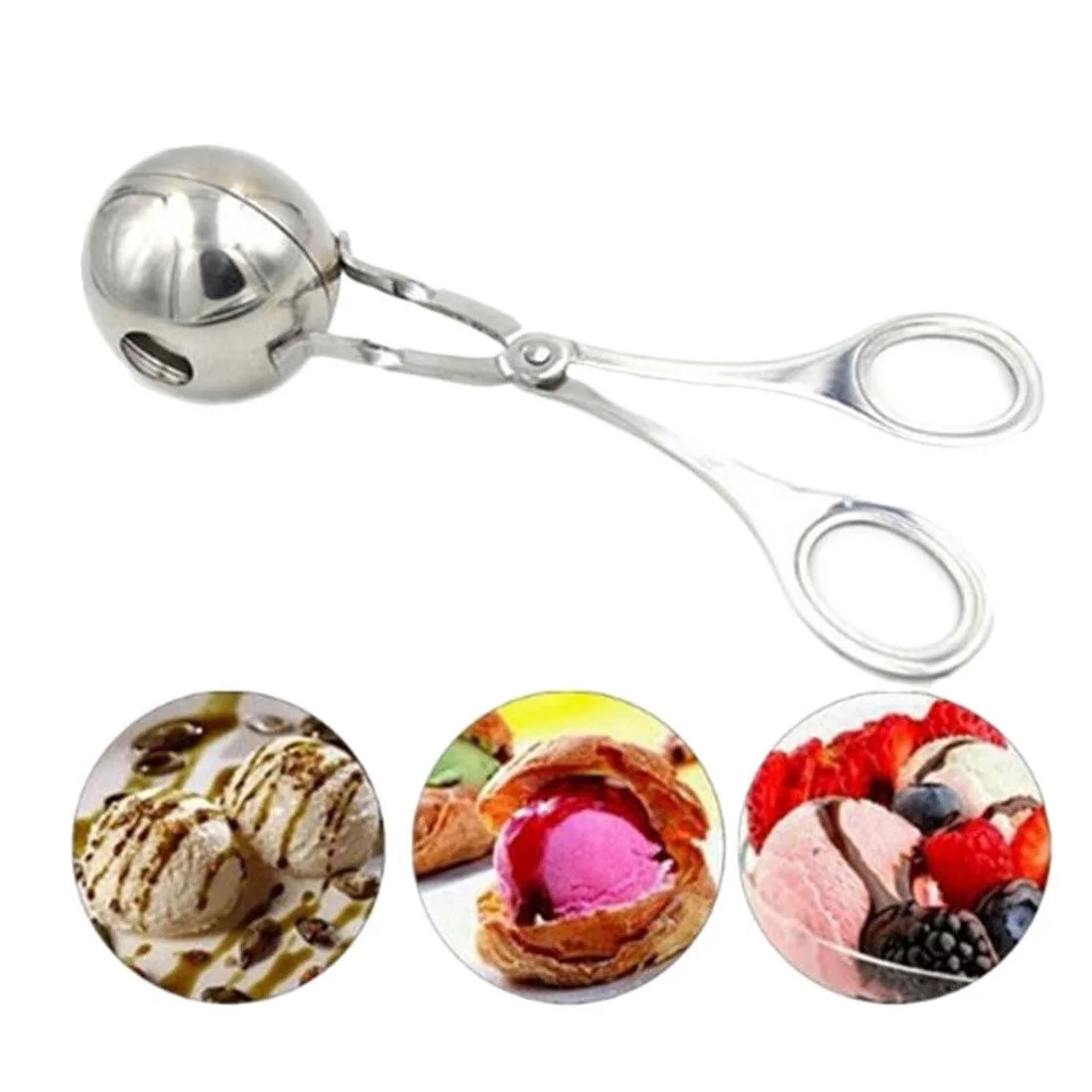 Stainless Steel Meatball Maker Stuffed Meatball Clip DIY Fish Meat Rice Ball Maker