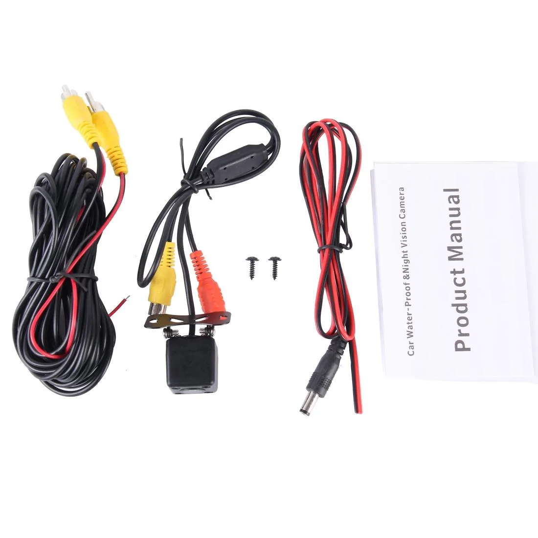 628 x 582 Effective Pixel PAL 50Hz Waterproof Universal Car Rear View Backup Camera With 4 LED Lamp, DC 12V, Wire Length: 4m