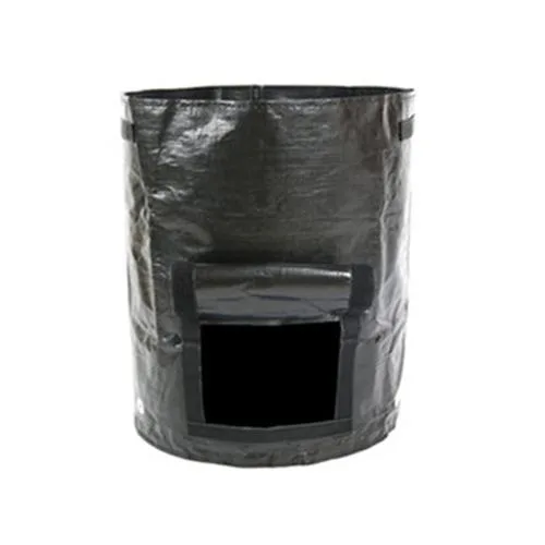 2 PCS 7 Gallons Potato Planting PE Bags Woven Fabric Bags Cultivation Garden Pots Vegetable Planting Bags Grow Bags Farm Garden Supplies
