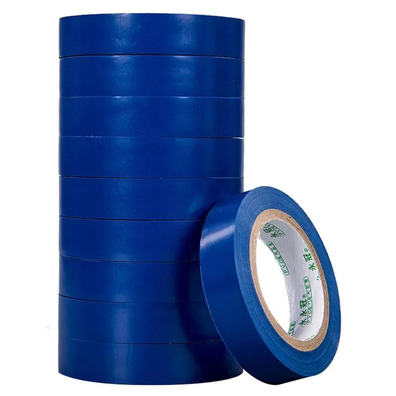 10 PCS 16mm Waterproof PVC Insulating Tare Electricians Electrical Tape