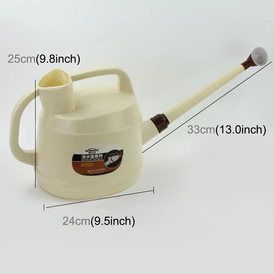 Watering Pot PP Landscape Gardening Supplies Watering Can Long Mouth Watering Irrigation Tools, Capacity: 7L, Random Color Delivery