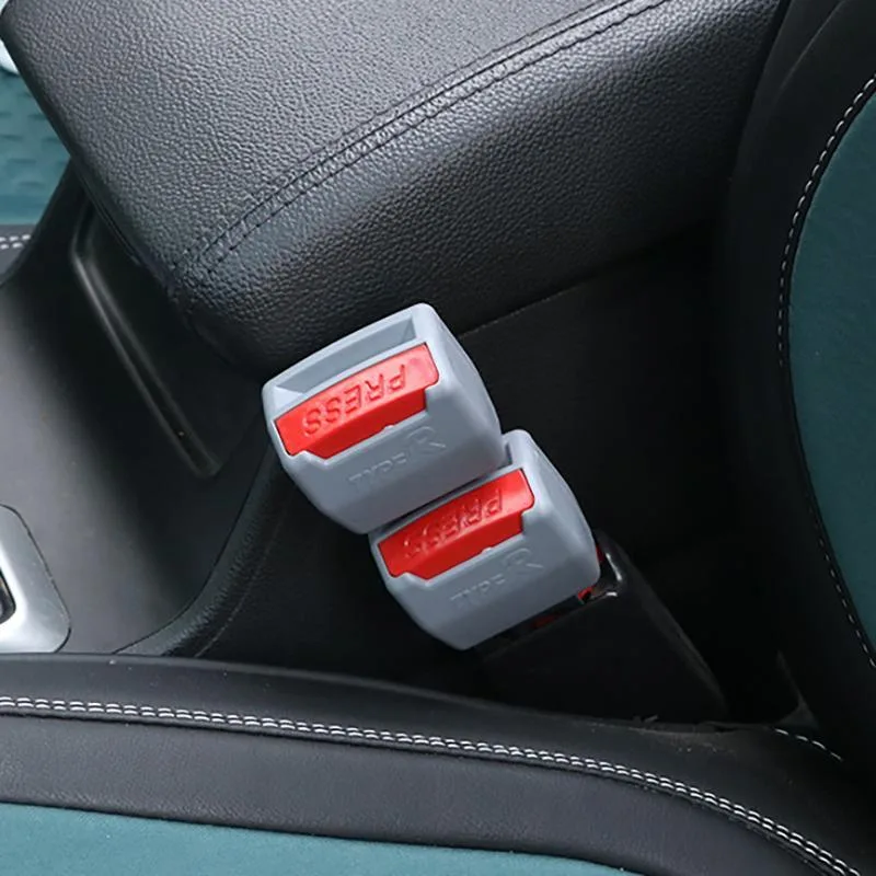 2 PCS RS-01 Universal Car Seat Belt Extension Buckle