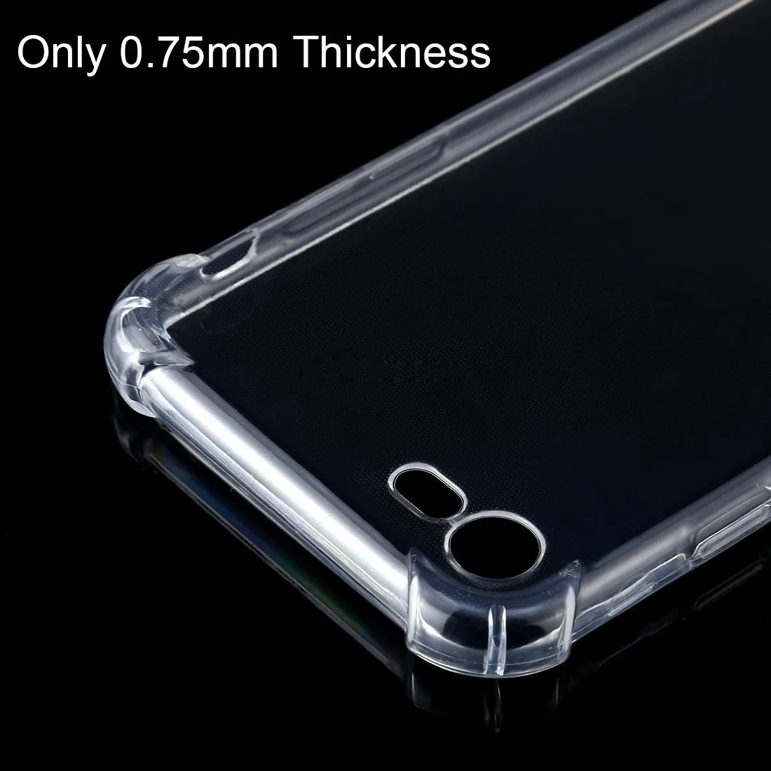 For iPhone 8 & 7 Shock-resistant Cushion TPU Protective Case(Transparent)